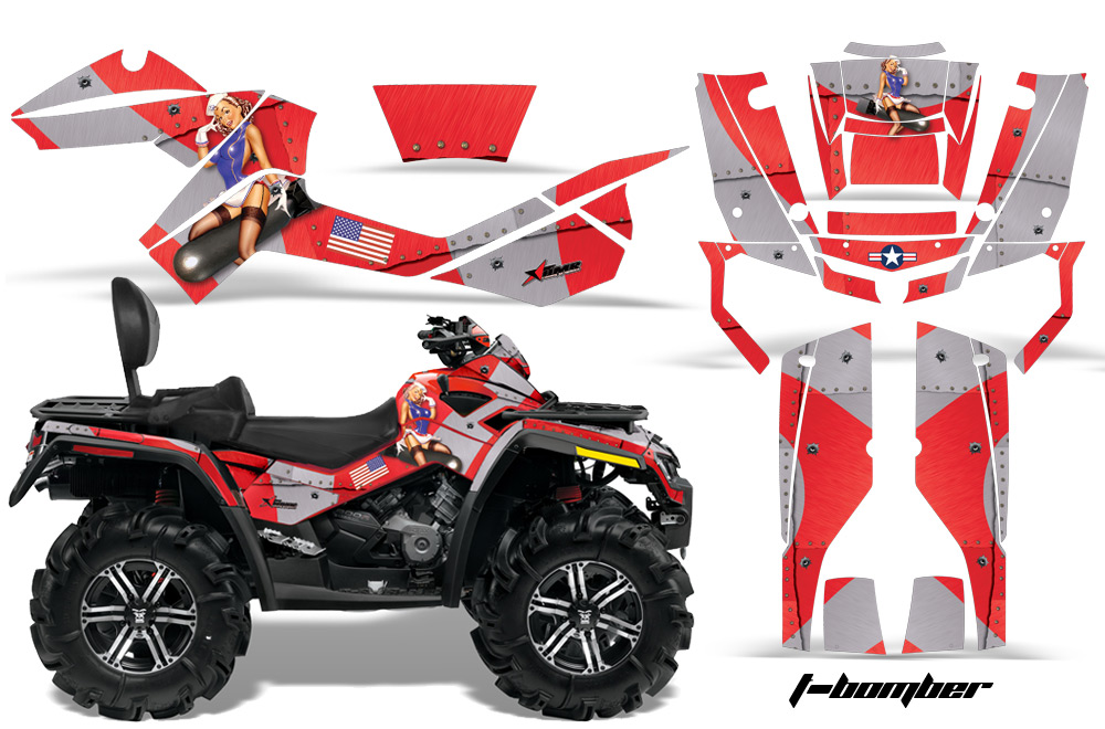 Can-Am Outlander MAX Graphics Kit-WEB TB R